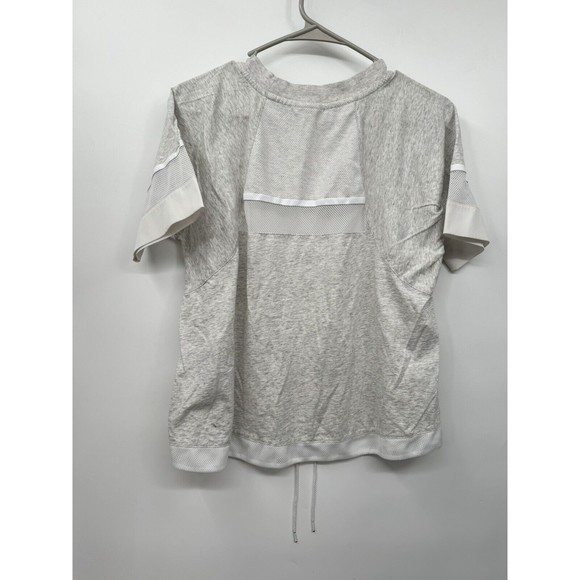 Nike Bonded Women's T-Shirt White-Birch Heather Size Medium - Picture 5 of 6